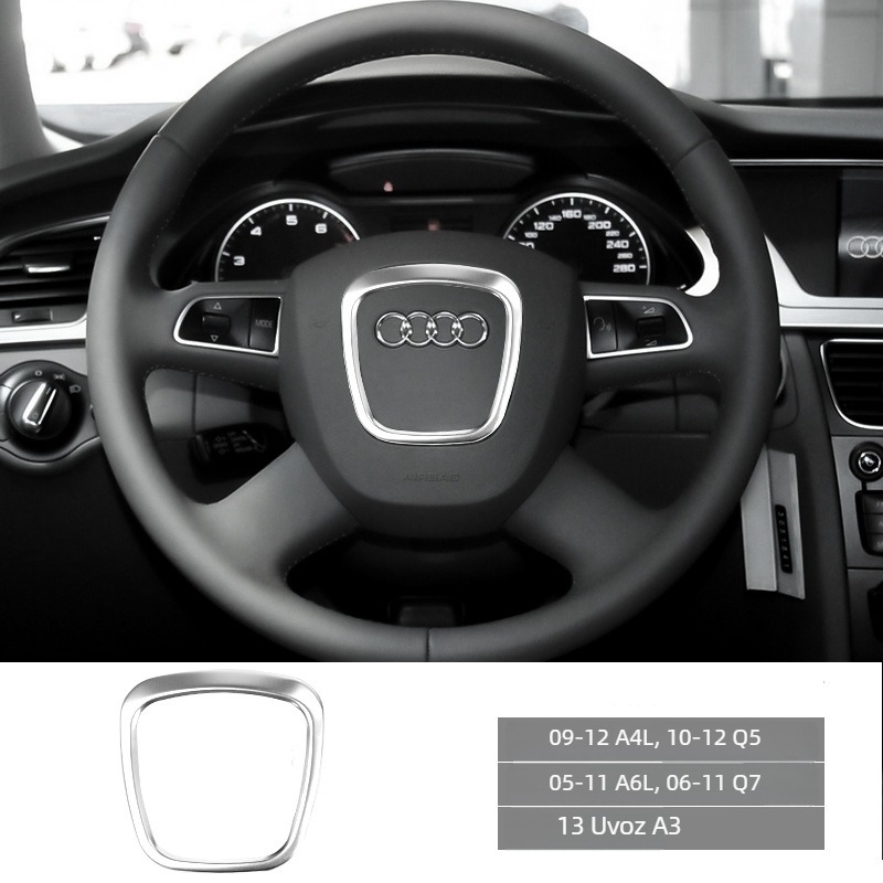 Aluminijski dekorativni prsten volana za Audi A3/A4L/A5/A6L/A7/Q3/Q5/Q7 – unutarnji dodatak