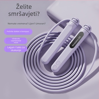 Penghao Pametno užad za preskakanje s digitalnim zaslonom, brzinsko užad, dvostruka uporaba (žično i bežično), ABS, za odrasle