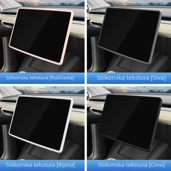Zouwu silikon okvir za zaštitu zaslona za Tesla Model 3/Y (model tsl)