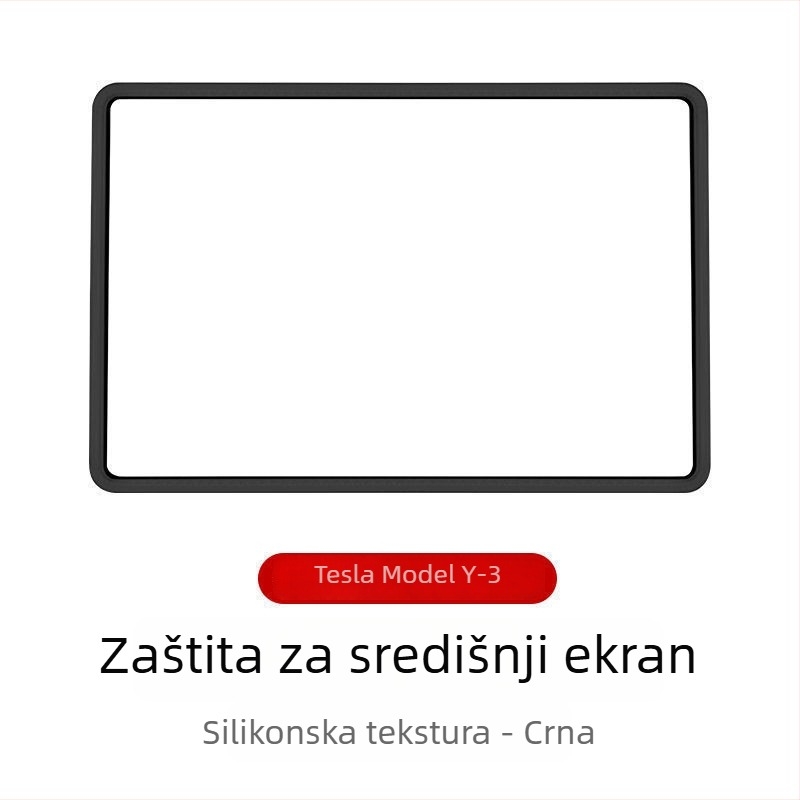 Zouwu silikon okvir za zaštitu zaslona za Tesla Model 3/Y (model tsl)