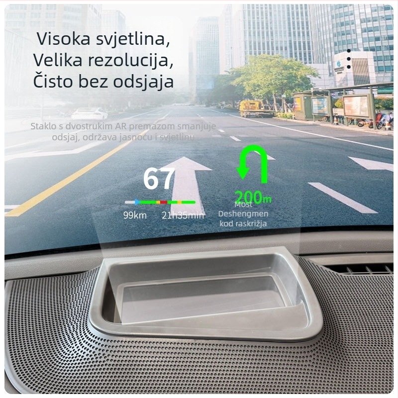 HUD zaštitni poklopac za instrument ploču – Materijal: ABS + AR staklo – Model: Z-7 – Kompatibilno s Tank 500 (2022–2024)