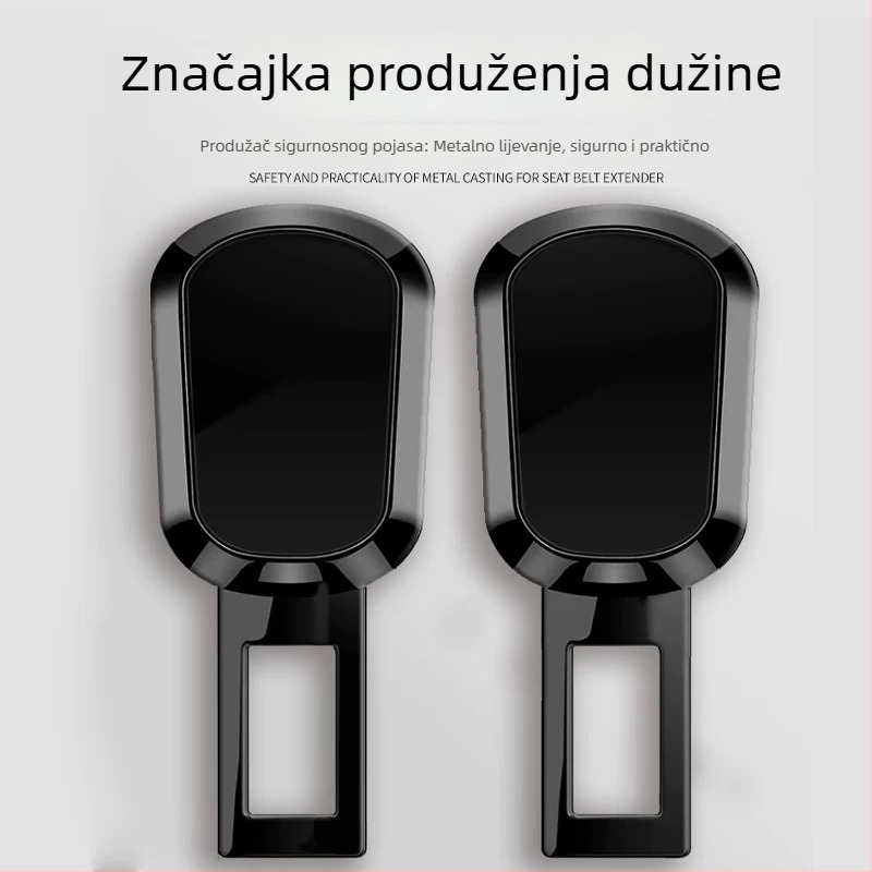 Produžni spoj sigurnosnog pojasa automobila od cinkovog legura s kopčom – CHD926, Chi Hengda