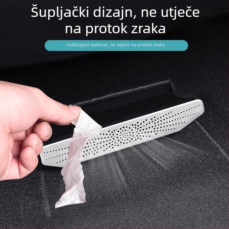 Metalni integrirani pokrov izlaza zraka na ploči Leapmotor C6C – elegantan unutarnji dodatak