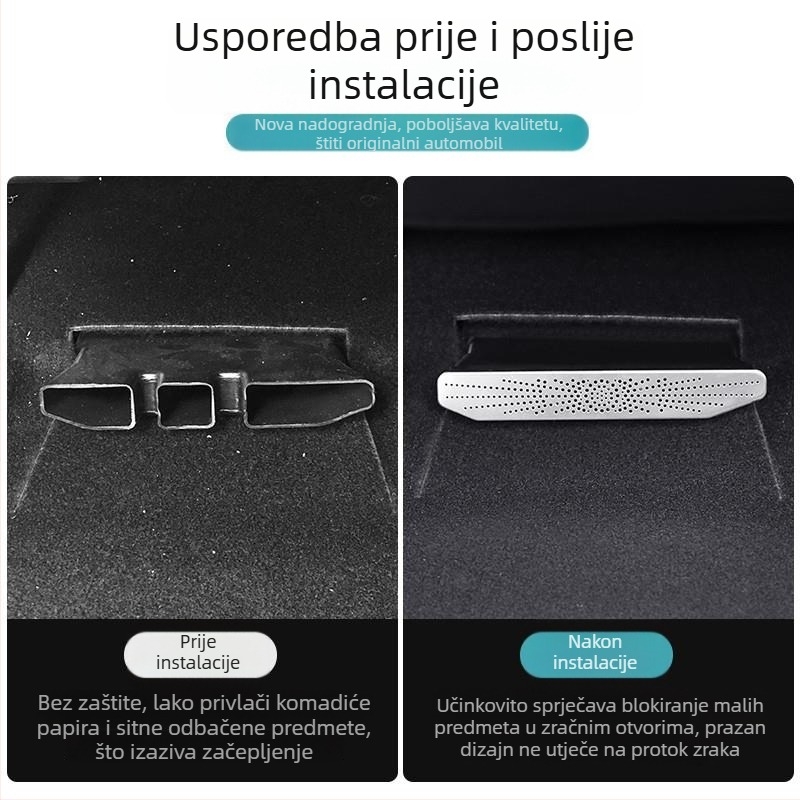 Metalni integrirani pokrov izlaza zraka na ploči Leapmotor C6C – elegantan unutarnji dodatak