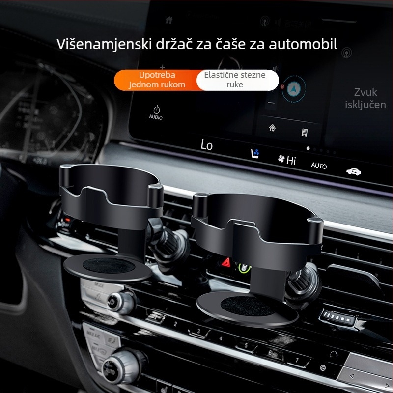 Auto držač pića i pepeljarica – ABS, model ZJ-004, 88 g, Leisurely World