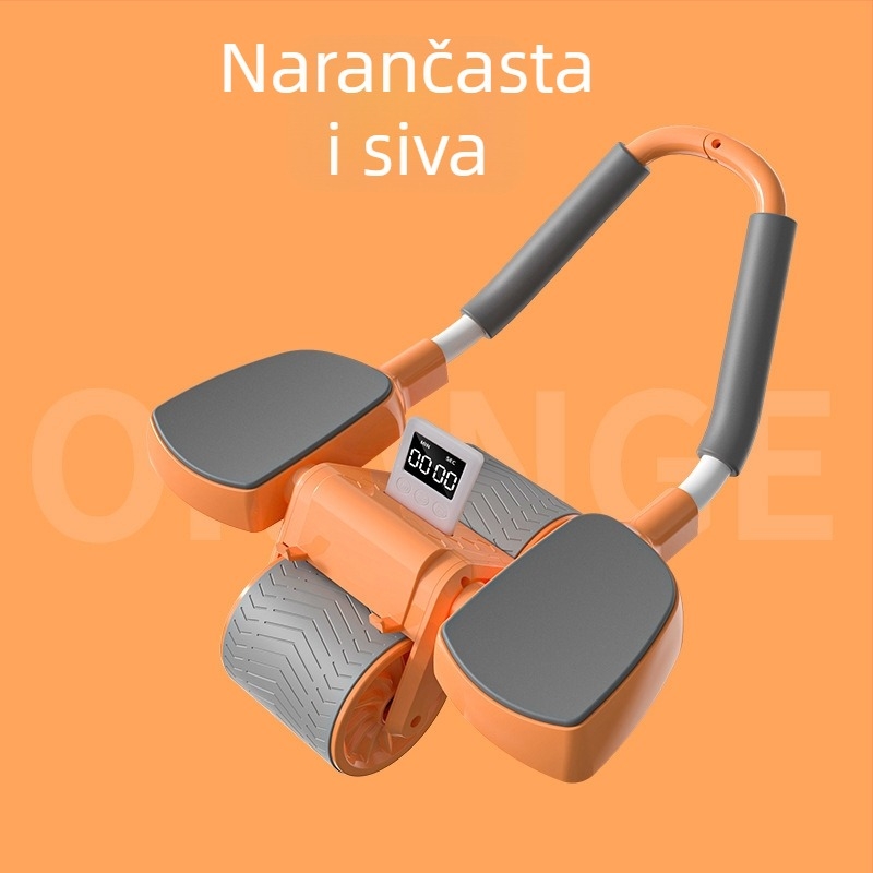 Kuglica za trbušne mišiće AY-801 s automatskim povratom i podrškom za lakat za treniranje trbuha (Model AY-801; Težina 1,75 kg; Nije sklopivo; Pogodno za ured, vani i kućnu upotrebu)
