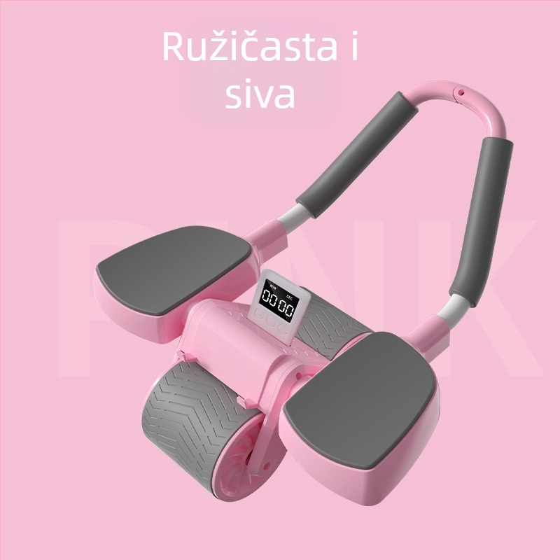 Kuglica za trbušne mišiće AY-801 s automatskim povratom i podrškom za lakat za treniranje trbuha (Model AY-801; Težina 1,75 kg; Nije sklopivo; Pogodno za ured, vani i kućnu upotrebu)