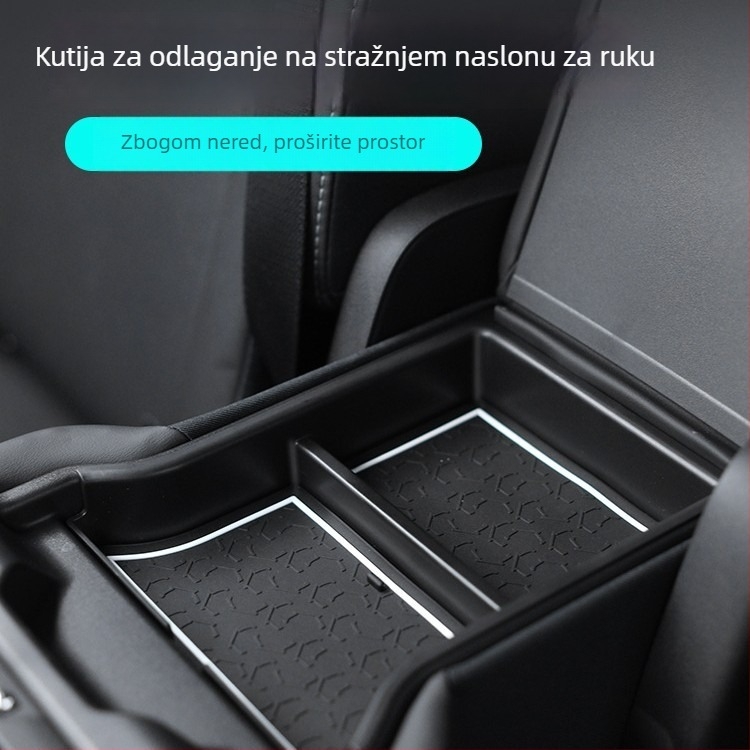 Zadnja kutija za pohranu u naslonjaču za Lexus RX350h, kompatibilna s 23 modela, plastični materijal, uključuje pladanj za pohranu
