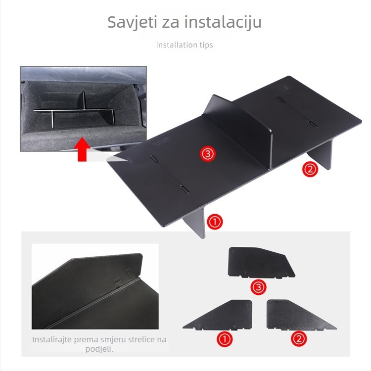 Dijelnik pretinca za kutiju rukavica za Lexus NX 2022 – za putničku stranu, središnja konzola (Materijal: plastika; Podrijetlo: Guangdong; Težina: 380 g; Logo: nema)