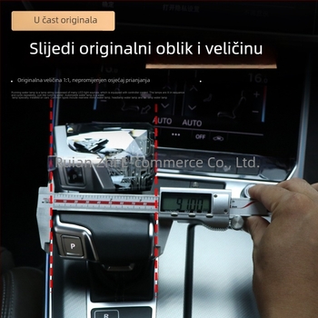 Kristalna ručica mjenjača za Audi A4L/A5/A6/A7 – staklena unutarnja dekoracija