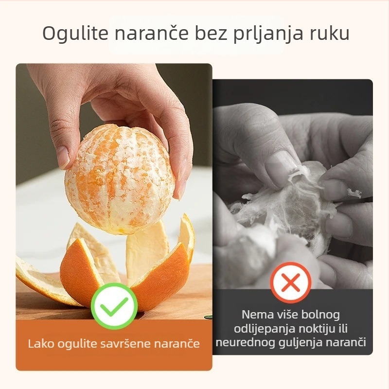 Sklopivi ogulac za voće od plastike i nehrđajućeg čelika, za dragon fruit, naranče i granat (Model 20213)