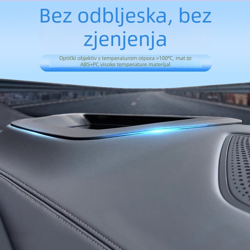 HUD zaštitno kućište za zaslon – brzo postavljanje, model 24-25 S05, materijal zrcala: mekano staklo, kompatibilan s 24-25 S05