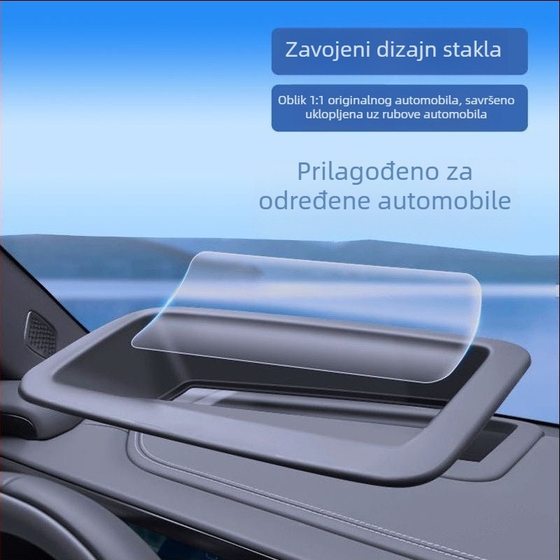 HUD zaštitno kućište za zaslon – brzo postavljanje, model 24-25 S05, materijal zrcala: mekano staklo, kompatibilan s 24-25 S05