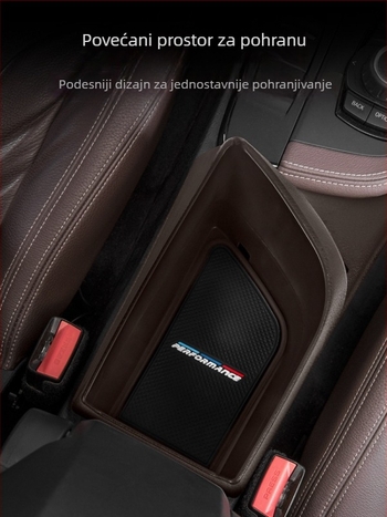 Kingsmith Središnja kutija za naslon za ruke BMW X1/X2 2022 – dekorativni unutarnji dodatak, prilagodljiv proces obrade, licencirana privatna marka