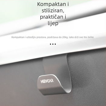 Hook za pretinac za rukavice Tesla Model Y – metal, marka Future, tiskani logo, licencirana privatna oznaka