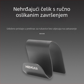 Hook za pretinac za rukavice Tesla Model Y – metal, marka Future, tiskani logo, licencirana privatna oznaka