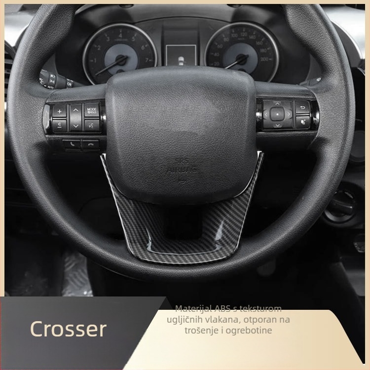 Dai Cool ABS ukras za volan Fortuner s U-ramom, 2016–2022, bez obrade