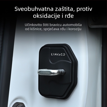 Silikon zaštitni poklopac brave vrata za Lynk & Co 01/02/03/05/06/07/08/09, unutarnja upotreba; silikon; bez žiga; bez prilagodbe.