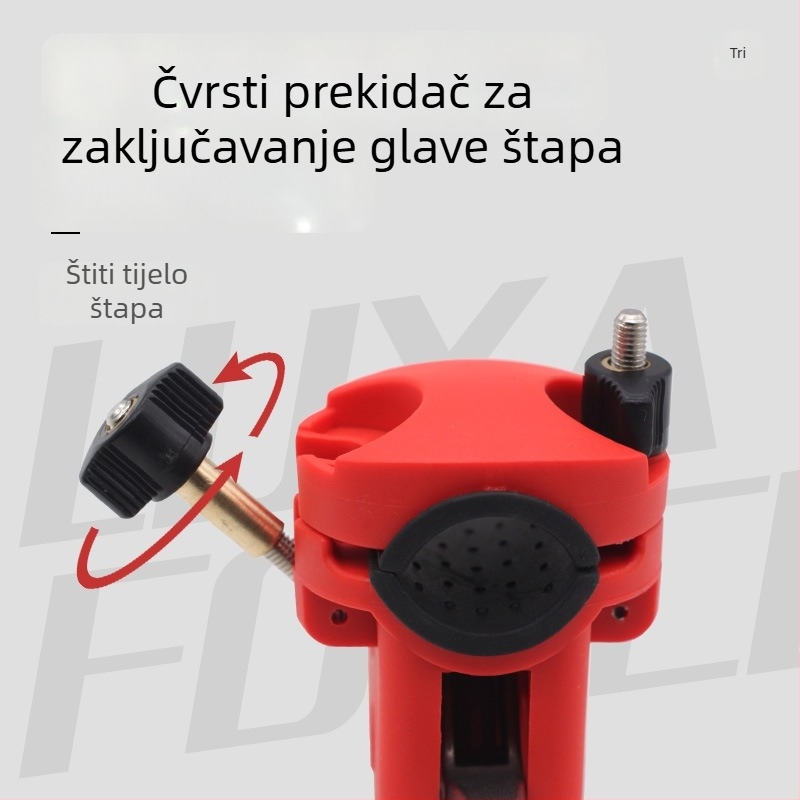 Držač za štapove za ribolov na brodu s klamrom i stražnjom potporom – aluminijska zlitina, Yi Chu Electronics