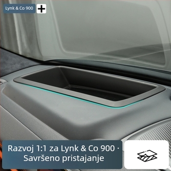 ABS zaštitni pokrov HUD za Lynk & Co 900 – okvir za zaštitu prašine zaslona instrument ploče, model LK016, bez marke