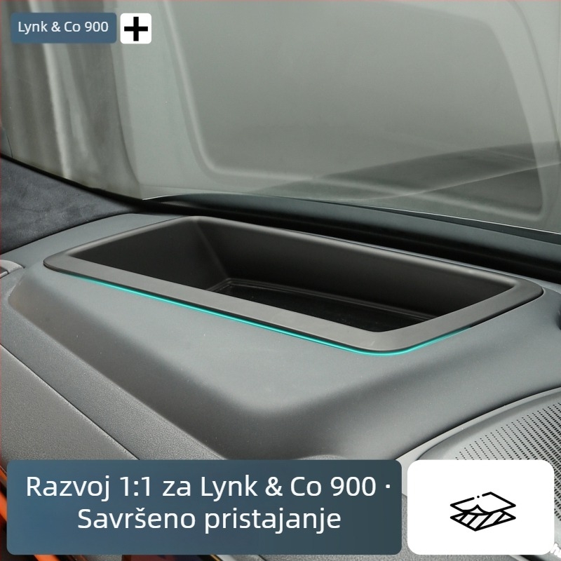 ABS zaštitni pokrov HUD za Lynk & Co 900 – okvir za zaštitu prašine zaslona instrument ploče, model LK016, bez marke