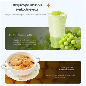 Mašina za oljuštivanje grožđa za kućnu upotrebu — pametna, potpuno automatska, električna
