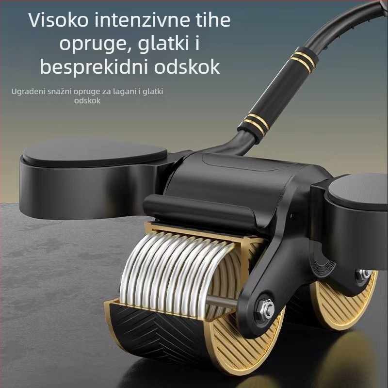 JIF Trbušni kotač s osloncem za lakat, automatsko vraćanje, ne sklapa se, kućni fitness uređaj