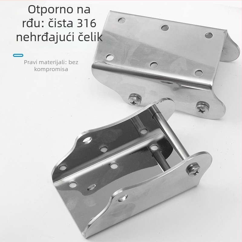 KEARMMING nosač za štap za brod od 316 nehrđajućeg čelika, serija 160, fiksni nosač