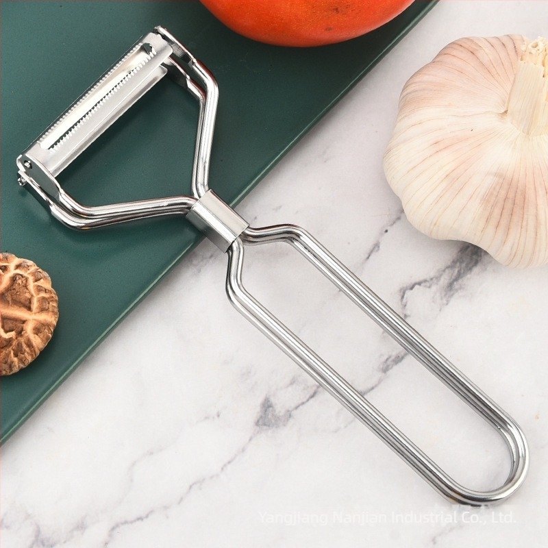 Nerđajući čelik dvostruko glavo rende i dvostruki guljač za voće i povrće, višenamjenski