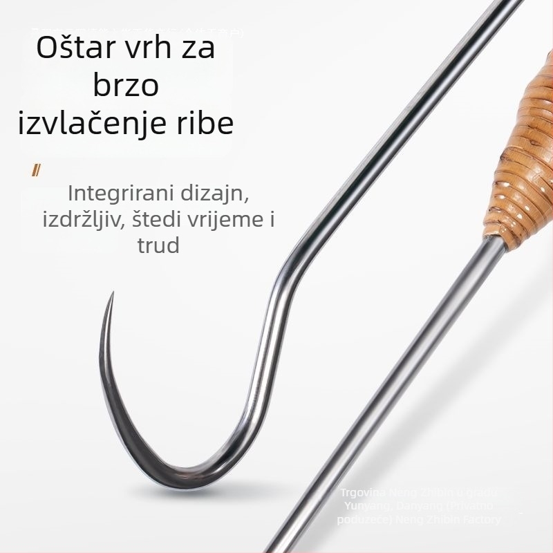 Zimska ribolovna oprema: žlica za led, mreža za ulov, odvojiva, PU materijal
