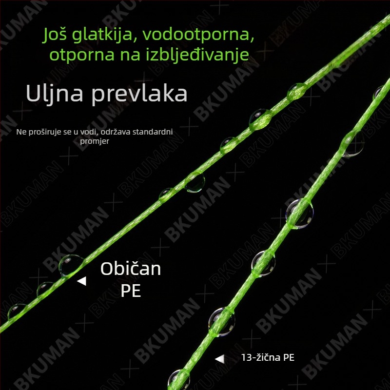 Glavna ribolovna linija BKUMAN PE 3KG-33KG