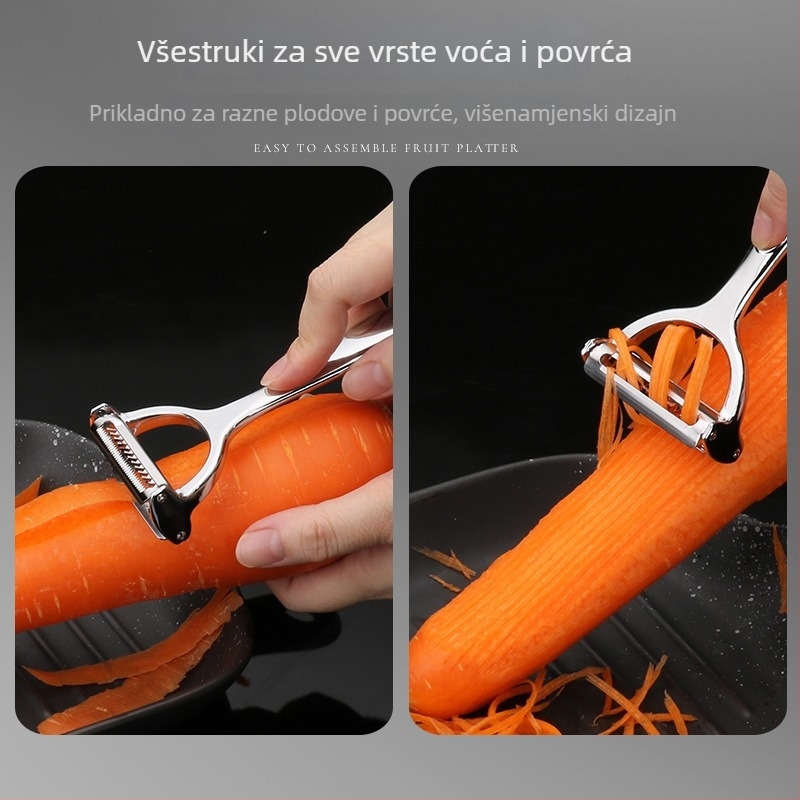 Višenamjenski ogulac od cinkove legure, nehrđajućeg čelika 420, moderni minimalistički dizajn