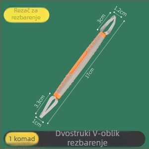 Nož za rezbarenje s alatom u obliku bambusa i kalupom za cvijeće, nehrđajući čelik, moderan minimalistički stil