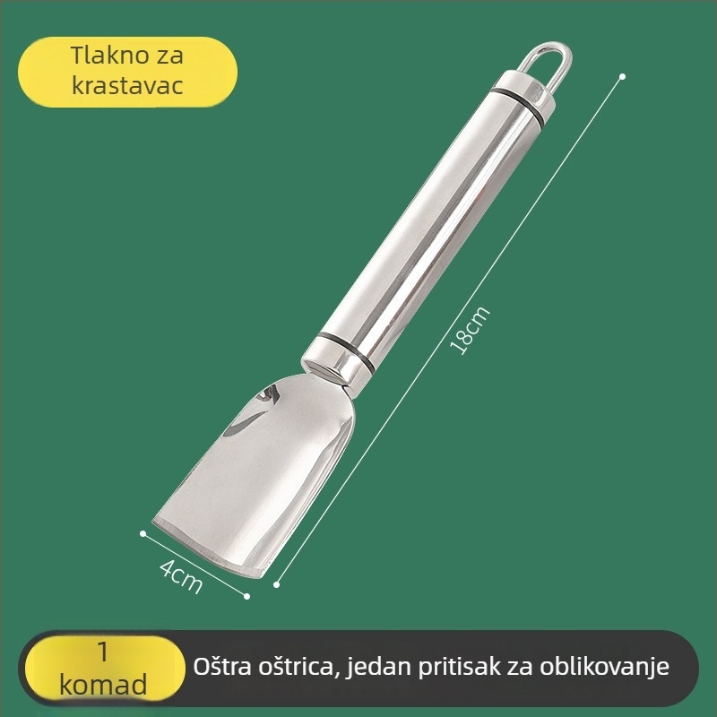 Nož za rezbarenje s alatom u obliku bambusa i kalupom za cvijeće, nehrđajući čelik, moderan minimalistički stil