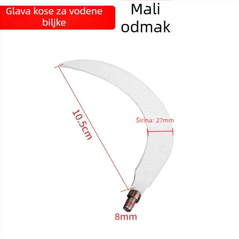 Ribolovni nož za korovlje, nehrđajući čelik, produžen, sklopivi sidreni nož