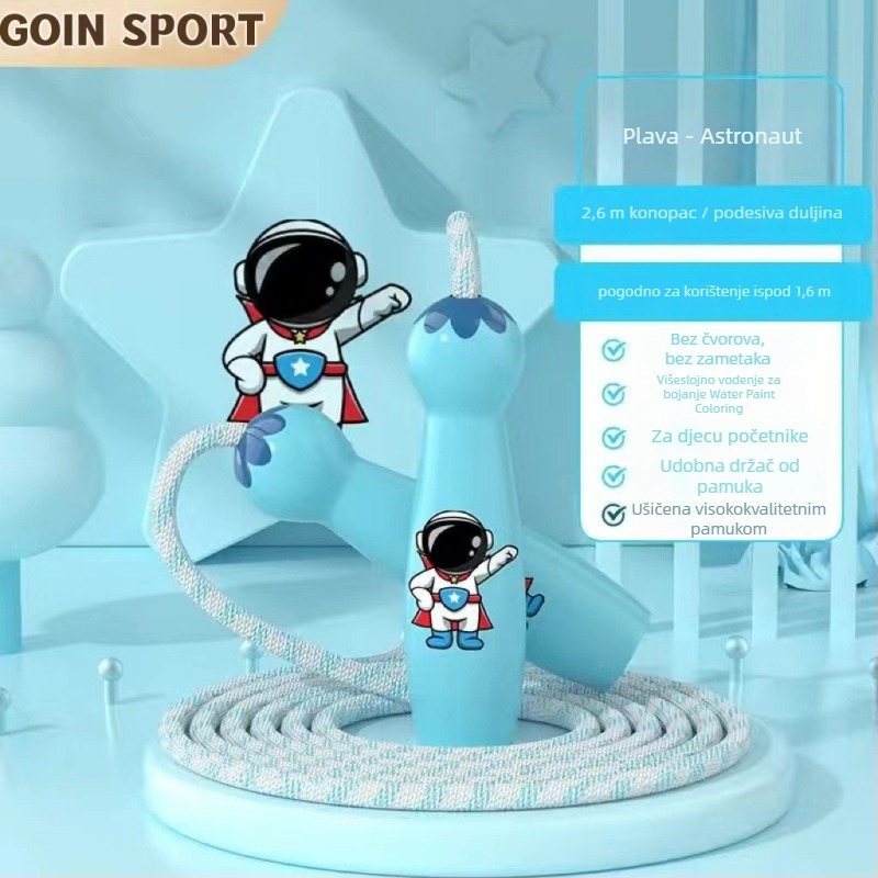 Dječje preskakanje užetom — Jittery Fun, PP užad, za početnike