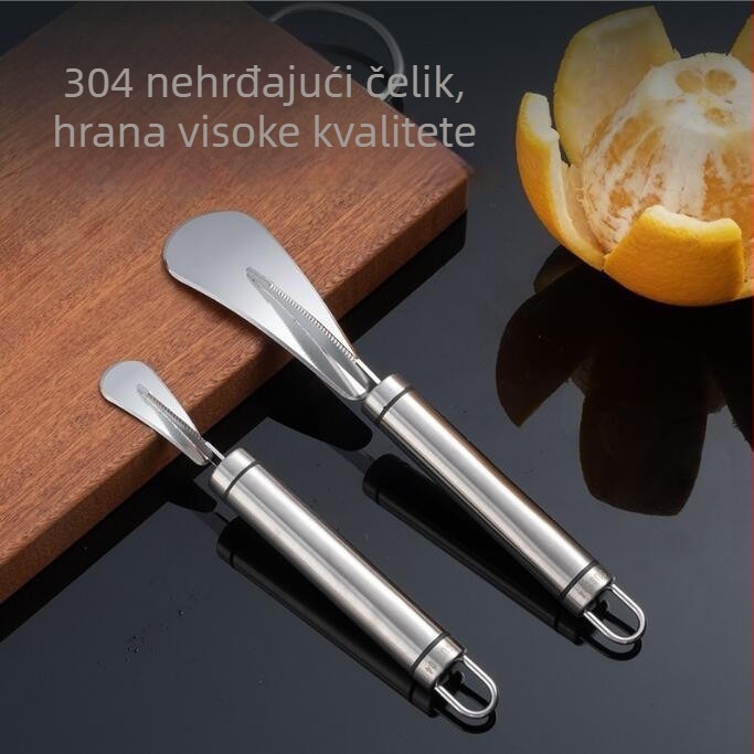 Dvojno funkcionalan oguljivač grejpfruta od nehrđajućeg čelika – višefunkcionalno, moderan dizajn