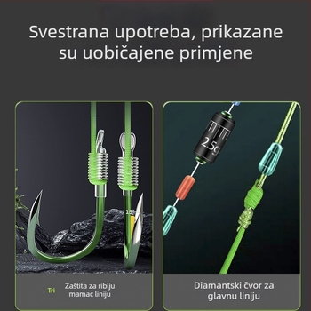 Shihe užad za zaštitu vrha štapa za ribolov, visoke gustoće za učvršćivanje vrha