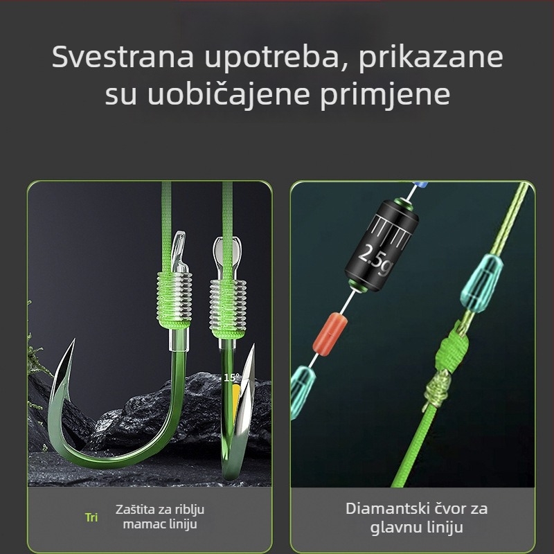 Shihe užad za zaštitu vrha štapa za ribolov, visoke gustoće za učvršćivanje vrha