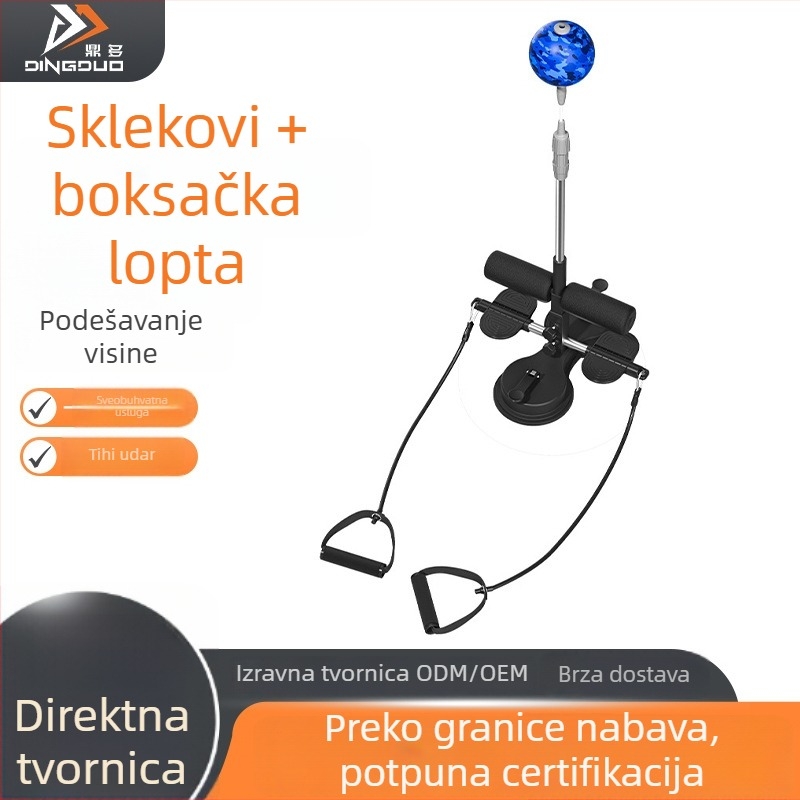 Dingduo Pomagač za trbušnjake s dvostrukim usisnim čašicama – za ured, vanjsku upotrebu i kućnu upotrebu