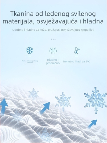 Muške ljetne hlače od ice silk — lagane, prozračne, antibakterijske, poslovno casual stil