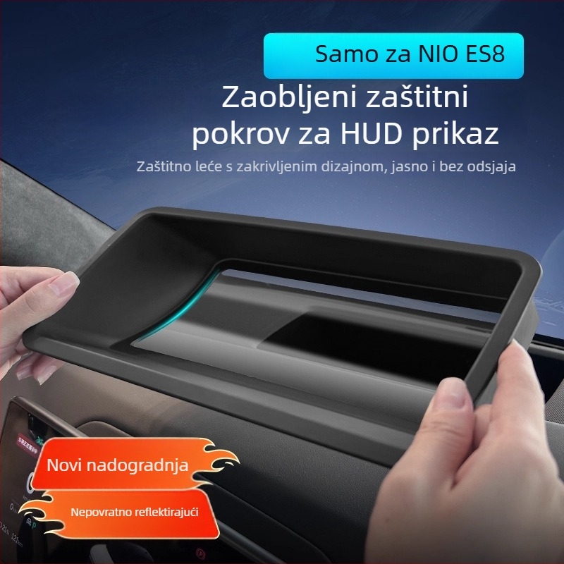 HUD zaštitni pokrov za NIO ES8 – ABS materijal, Model: Head-Up Protective Cover, Tip: HUD zaštitni pokrov, Brend: Tengyun