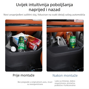 Silikonski unutarnji dodaci za središnju konzolu, model Jietu Zongheng G700, instalacija statičkim naljepnicama, materijal: smola