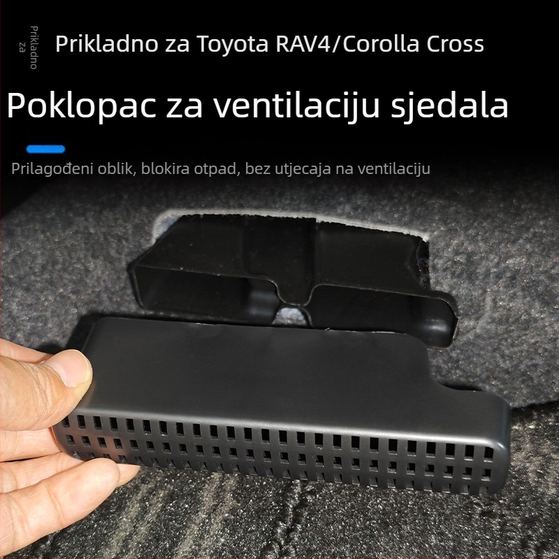 Unutarnja modifikacija automobila — Poklopac izlaza zraka ispod sjedala (ABS, Model 001, Bez logotipa)
