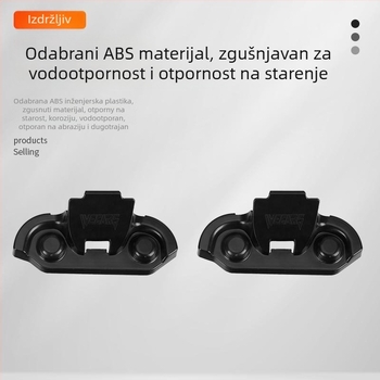 Zaštitni poklop vijaka stražnjih vrata Toyota Prado LC250 – ABS, marka Fit Club, dodatak za zaštitu prašine stražnjih vrata