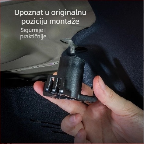 Tesla Model 3 držač za prtljažnik – snap-on montaža, organizator stražnjeg prtljažnika, plastični