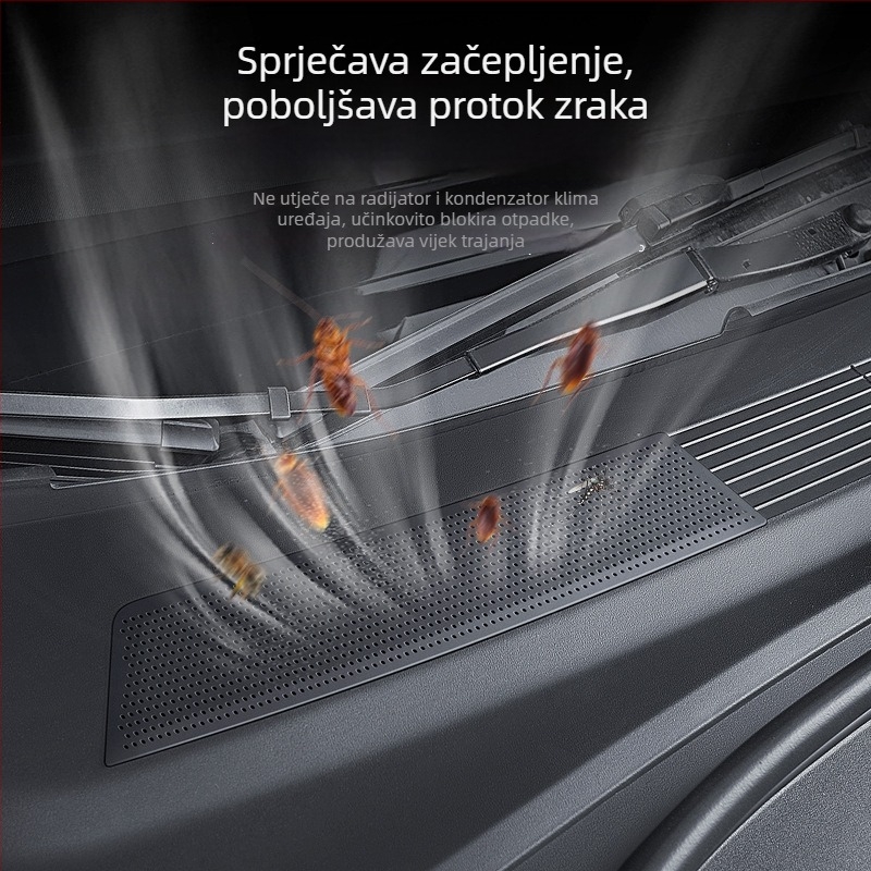 ABS zaštitni poklopac ulaza zraka za Tesla Model 3 (nova verzija) – poklopac za prašinu s otisnutim logom, ovlaštene privatne marke