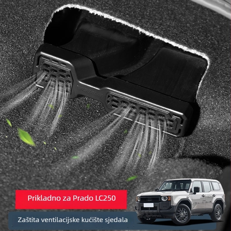 Poklopac ispusta zraka sjedala Prado – zaštita od curenja, ventilarni dodatak; Marka: Fit club; Materijal: PP; Obrada: Bez prilagodbe