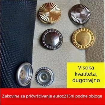 Auto kopča za prostirku – protuklizna, fiksna, dvostruka, odvojivi žični prsten, dodaci za prostirke (Materijal: Plastika; Marka: Other; Model: Other; Tip: Other)