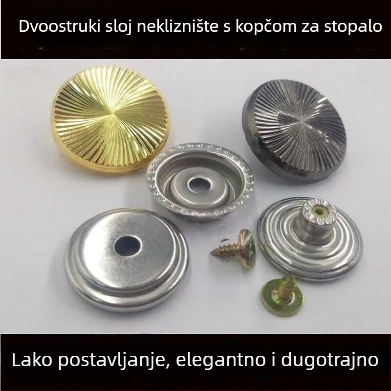 Auto kopča za prostirku – protuklizna, fiksna, dvostruka, odvojivi žični prsten, dodaci za prostirke (Materijal: Plastika; Marka: Other; Model: Other; Tip: Other)
